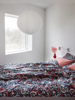 IKEA Kratten Full/Queen Duvet Cover Modern Scandinavian No Pillowcases EUC